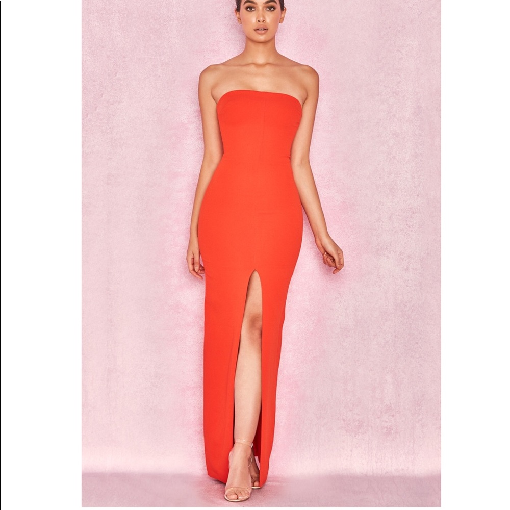 House of CB orange ‘Holly’ dress